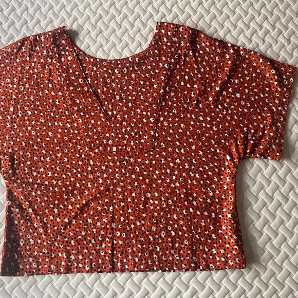 The Odells Alice Reversible Malmo print Blouse Shirt - Picture 1 of 6